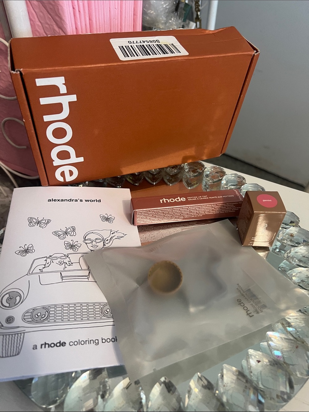 RHODE Lip Tint Set with Rose Pink Shade